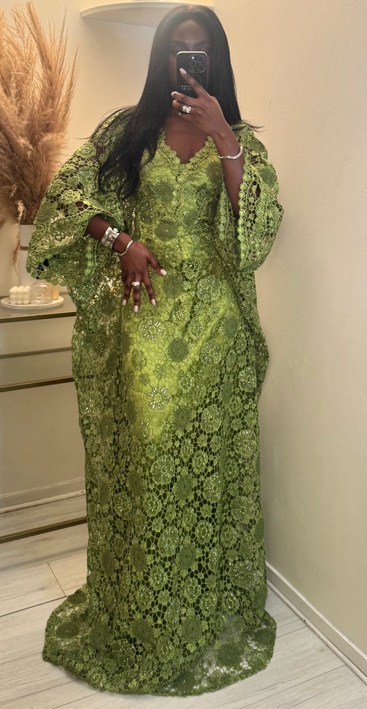 🔥 Nouveauté – Boubou Fati vert