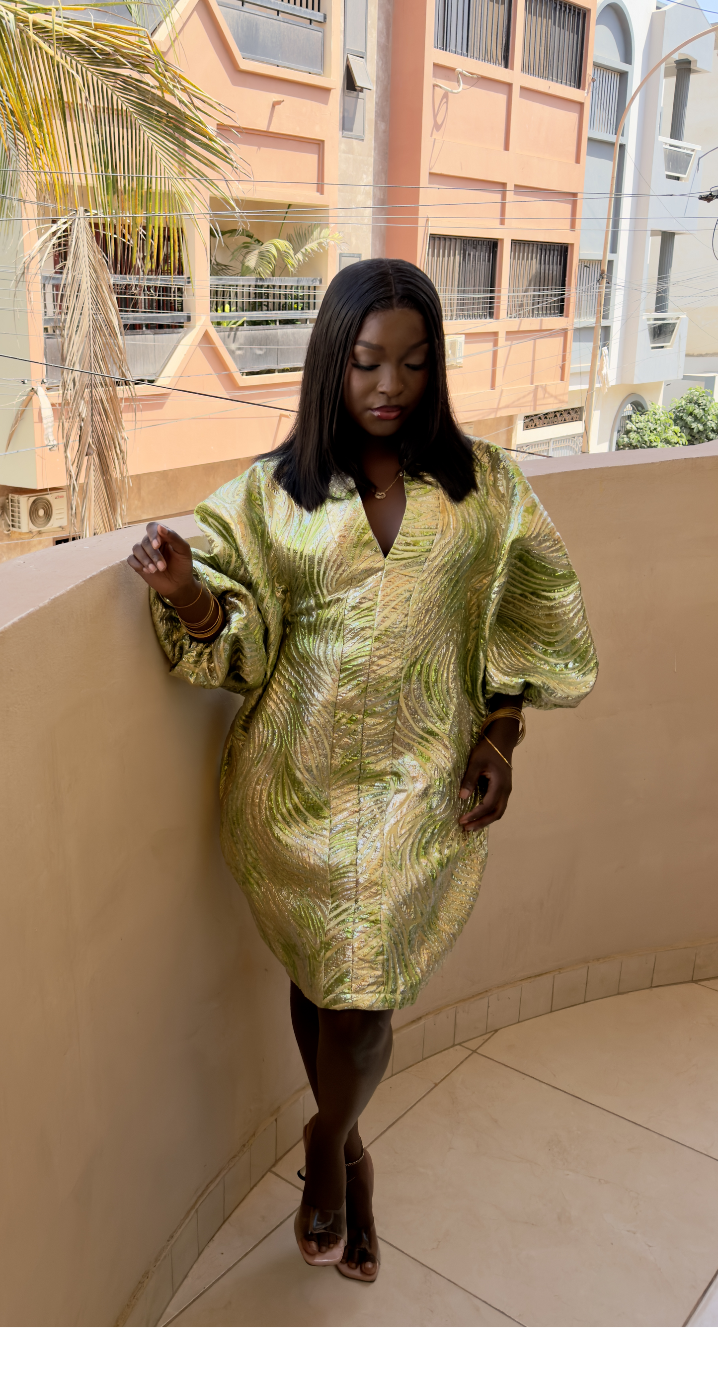 Nouvelle collection ☀️ - Le Boubou Mini Zaria - Brocart