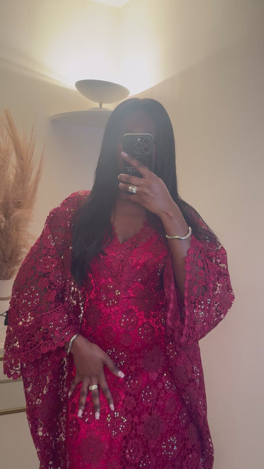 🔥 Nouveauté – Boubou Fati rouge